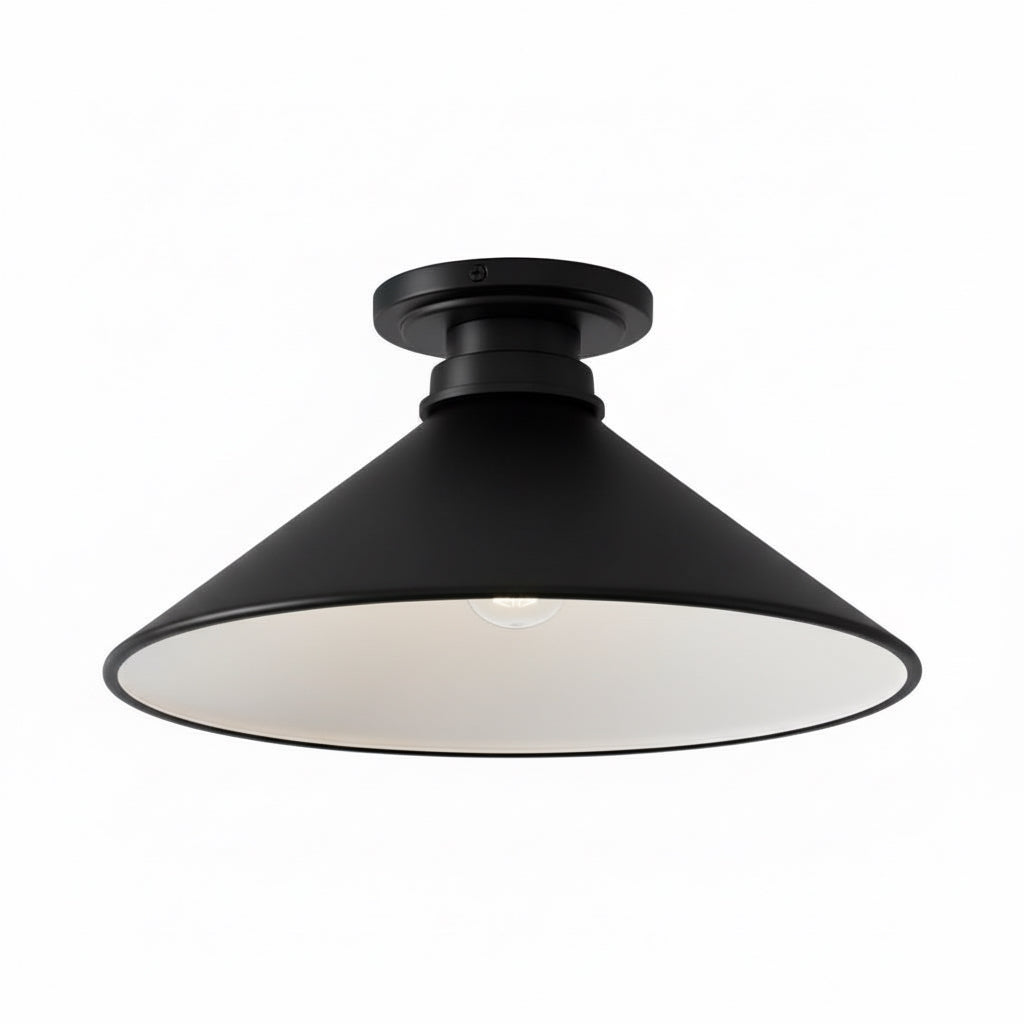 Grange Ceiling Light Metal&Glass