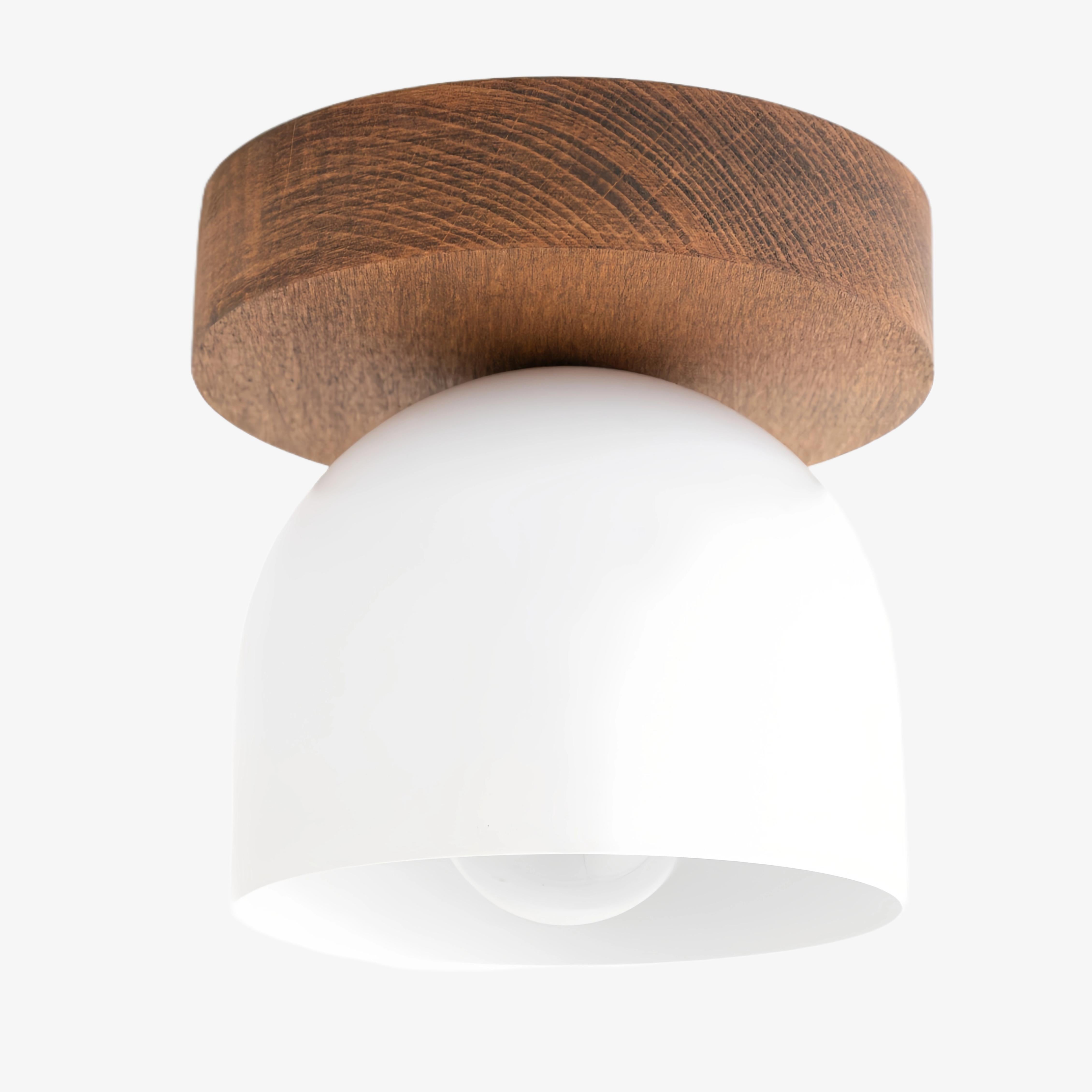 Chroma Ceiling Light Wood Metal Fixture