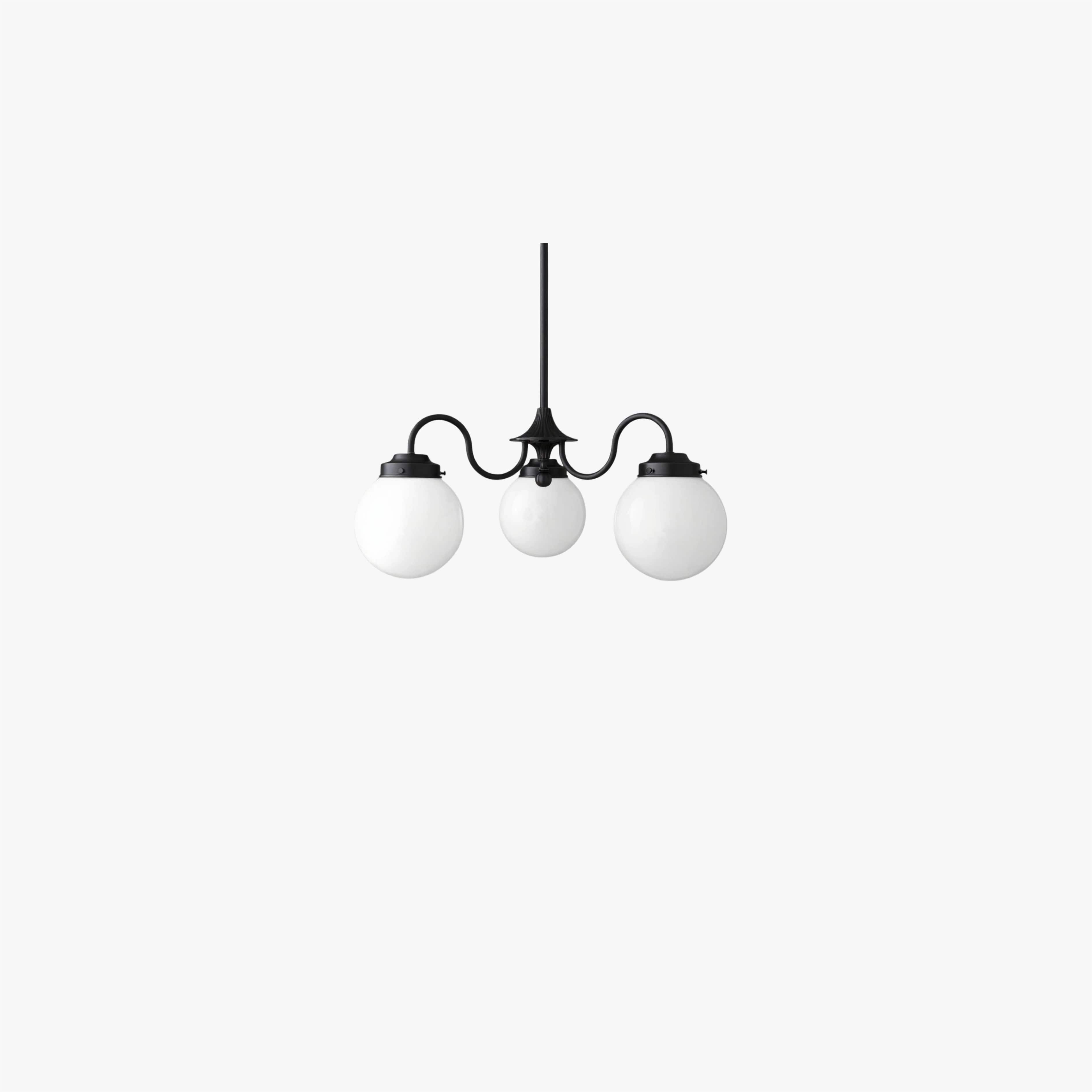 Pearl 3-Light Glass  Chandelier