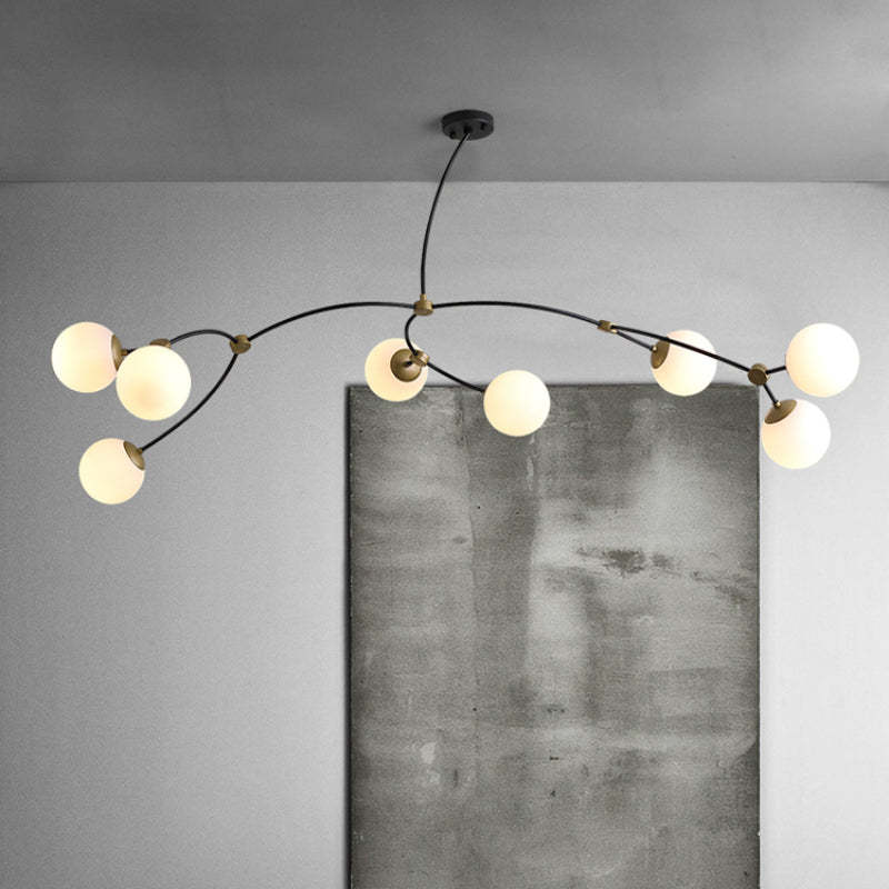 Valentina Minimalist Elegant Unique Branch Chandeliers, Living Room - Lamp Copper