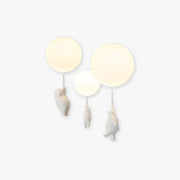 Bear Balloon Ceiling /Pendant Light - Lamp Copper