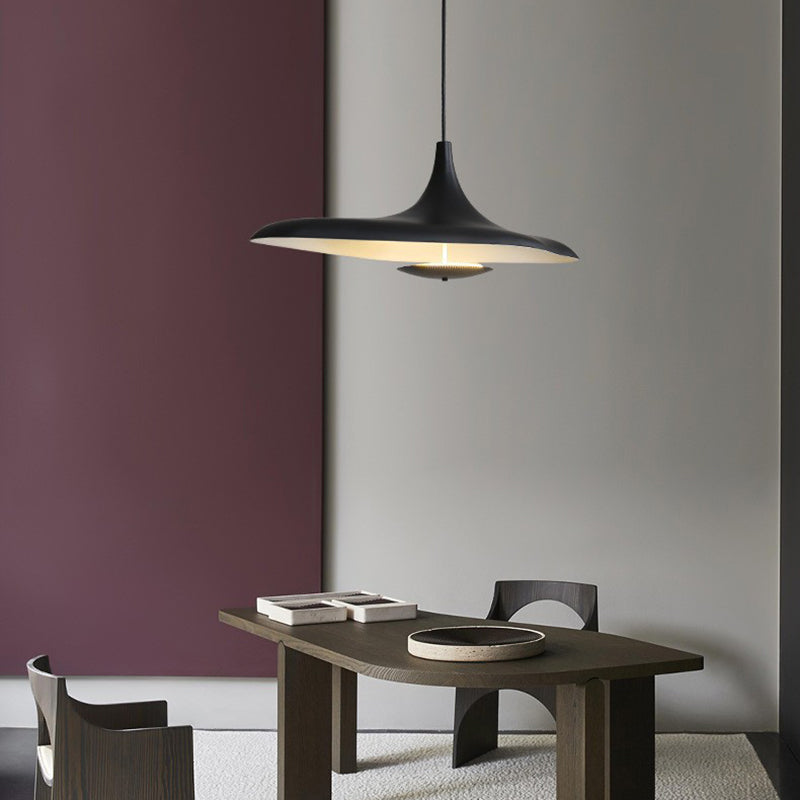 Arisha Modern Minimalist ResinCreative Pendant Light, Black/White - Lamp Copper