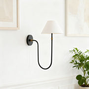 Verge Fabric 1 Head Wall Light