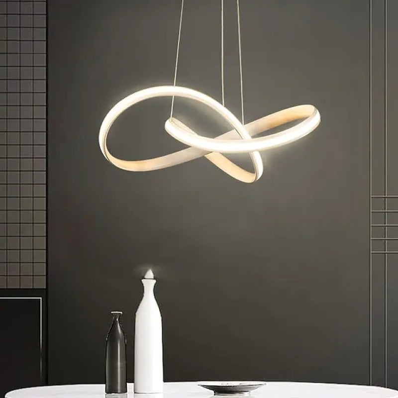 Arisha Modern Led Pendant Light, Black/White, Living Room/Bedroom - Lamp Copper