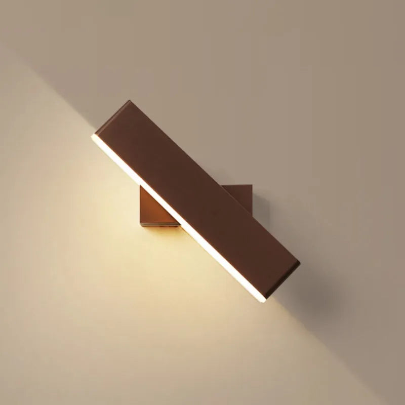 Kaya Rectangular Rotatable Wall Lamp - Lamp Copper