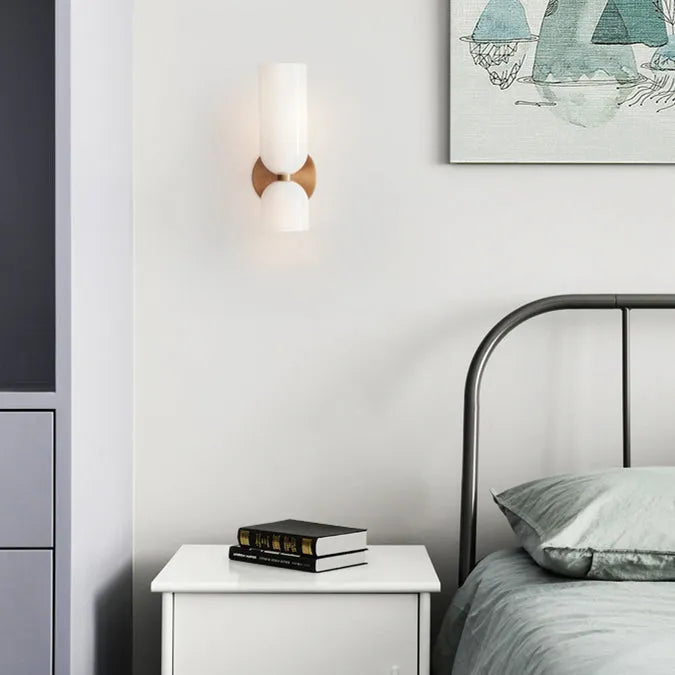 Solea Glass Wall Lamp Sconce - Lamp Copper