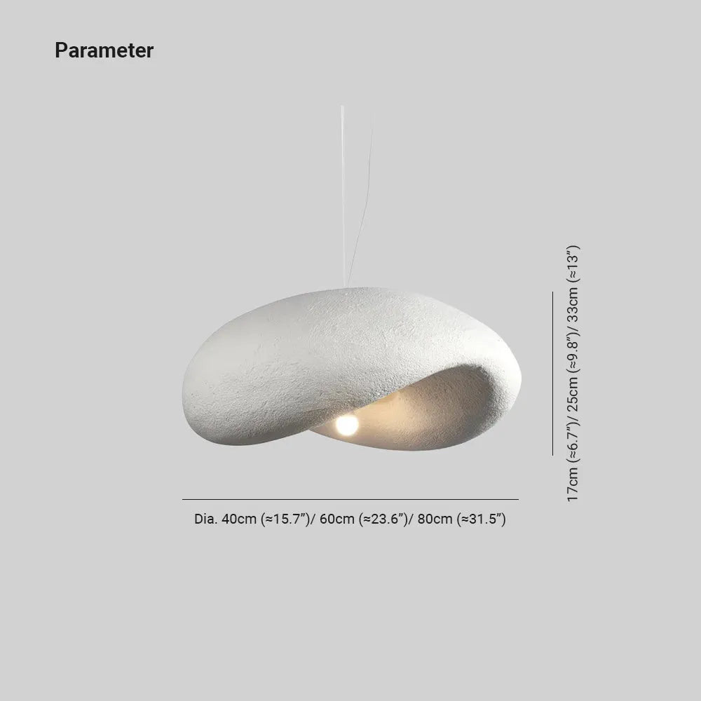 Nomo Modern Cloud-shape Wabi Sabi Style Pendant Light - Lamp Copper