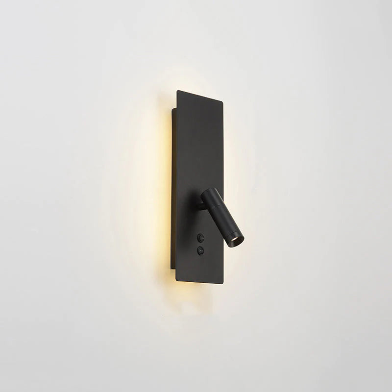Ray Modern Flashlight Metal/Acrylic Wall Lamp Spotlight, Gold/Black/White - Lamp Copper