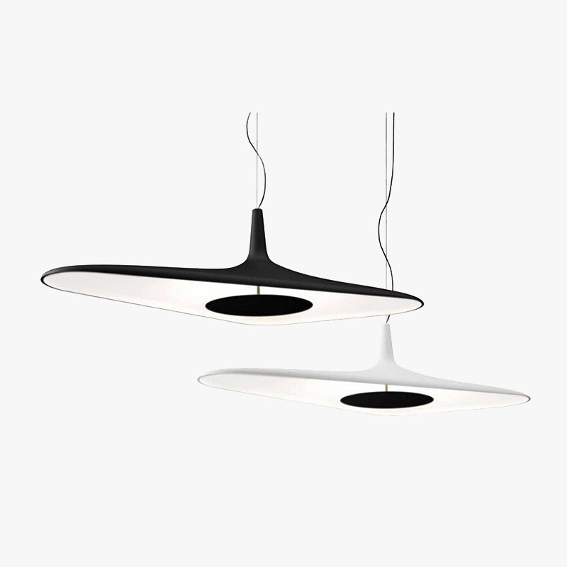 Arisha Modern Minimalist ResinCreative Pendant Light, Black/White - Lamp Copper