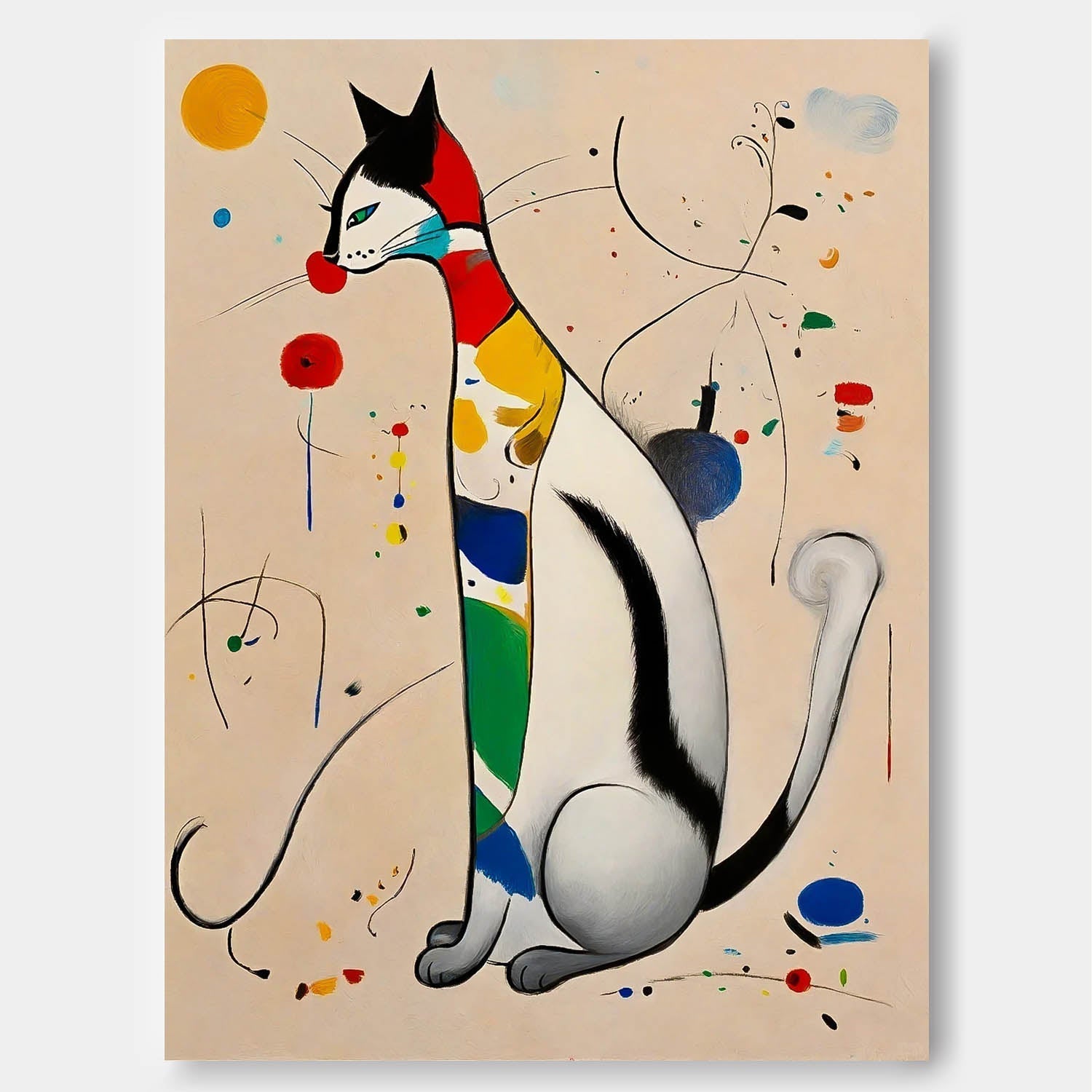 Animal Canvas Art AN060 - Lamp Copper