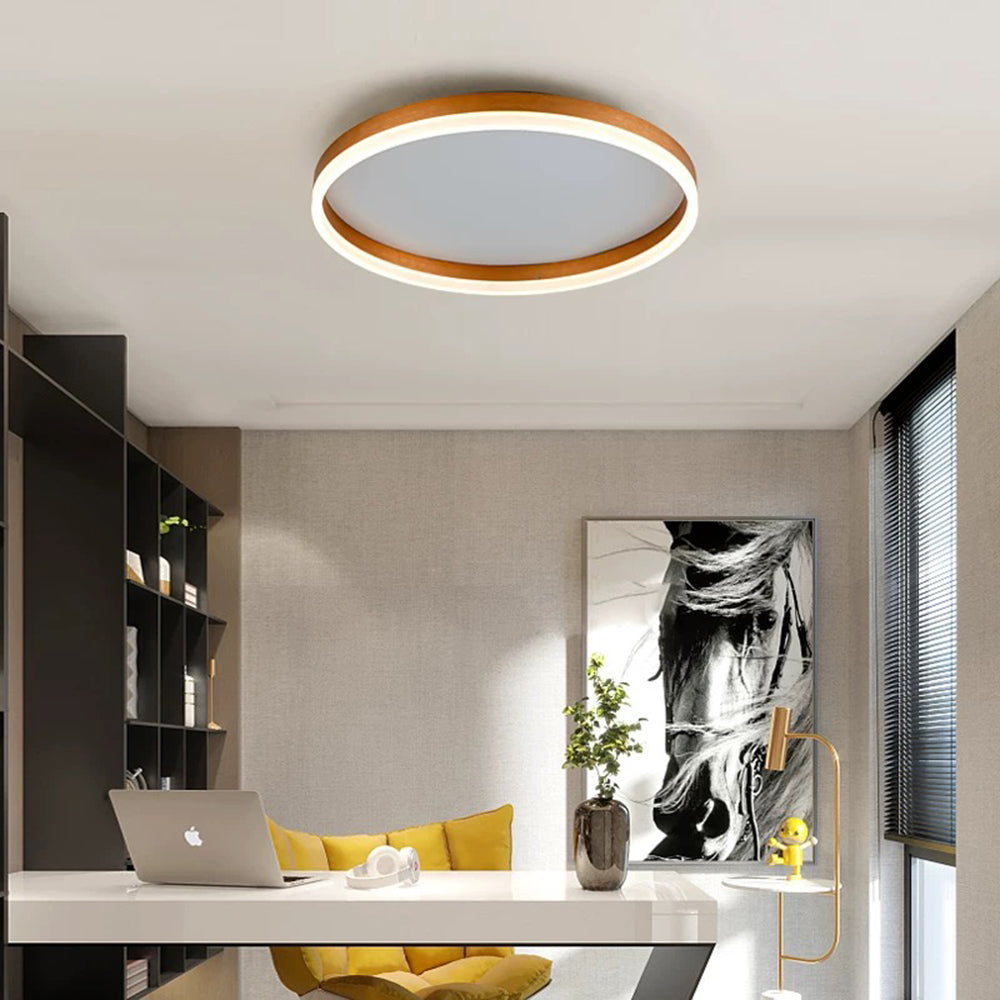 Olen Flush Mount Ceiling Light - Lamp Copper