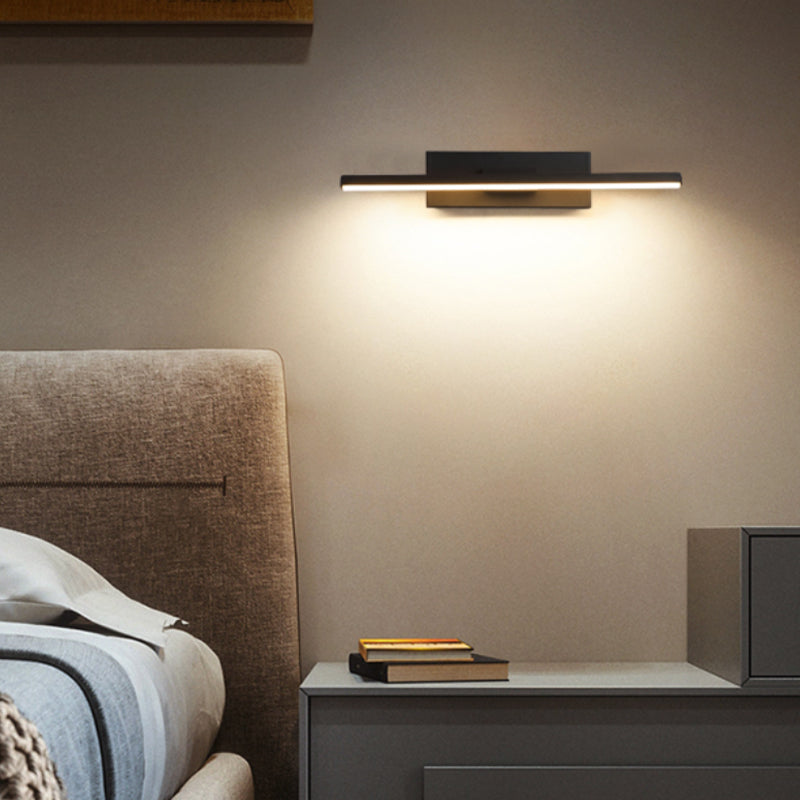 Struve Rotatable Wall Lamp for Bedroom, Black/White - Lamp Copper