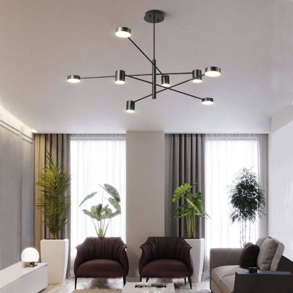 Arisha Pendant Light Branch Industrial Black/Gold, Bedroom - Lamp Copper