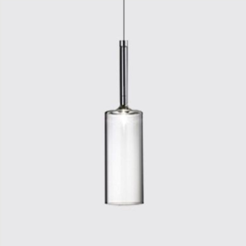 Valentina Minimalist Modern Glass LED Pendant Light, 3 Style - Lamp Copper