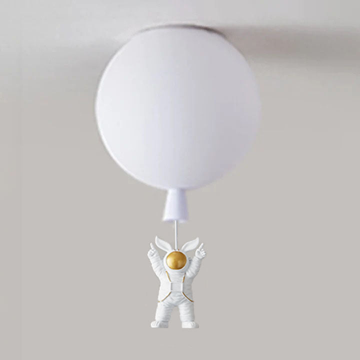 Aria Astronaut Balloon Flush Mount Ceiling Light, L 20/25/30/35cm - Lamp Copper