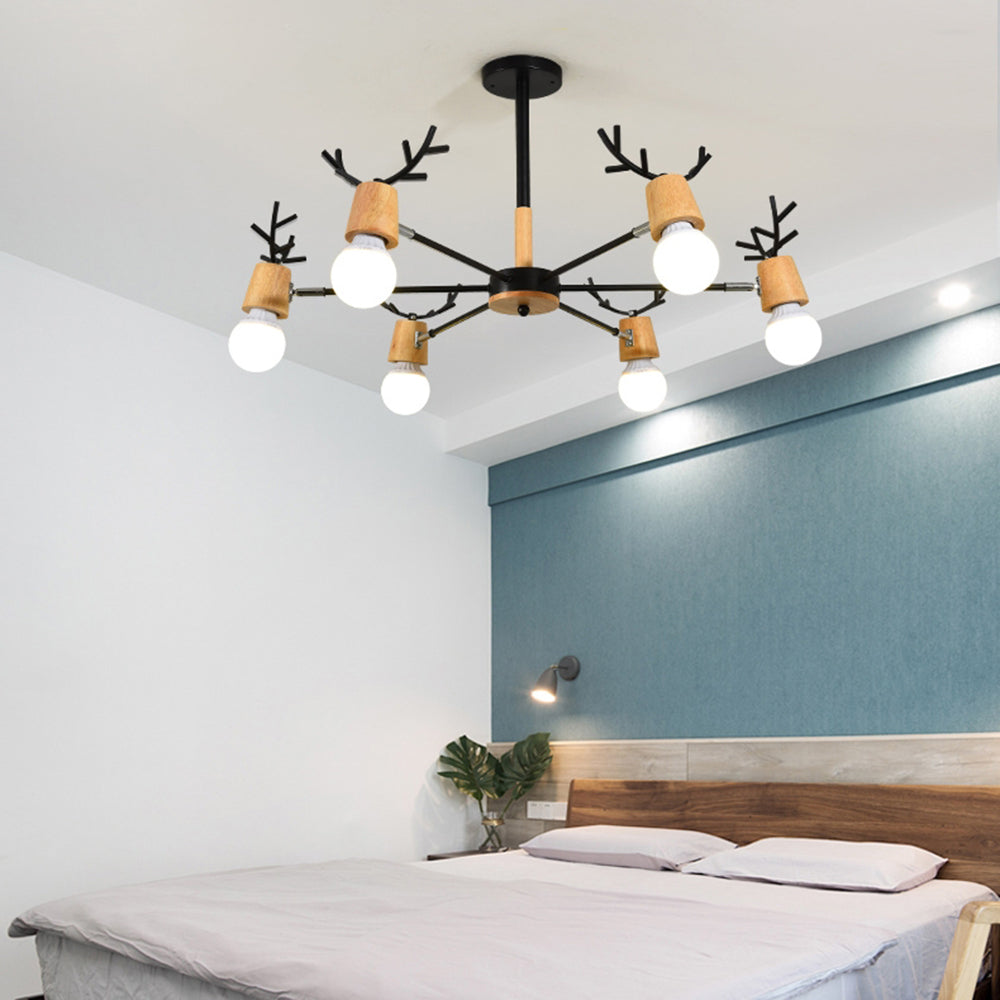 Valentina Deer Pendant Light, 7 Colour, 4 Style - Lamp Copper