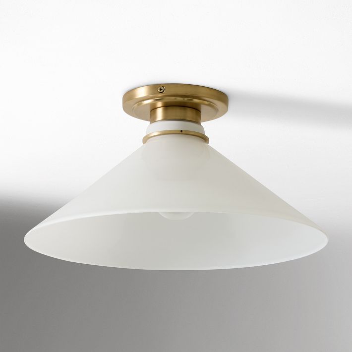 Grange Ceiling Light Metal&Glass