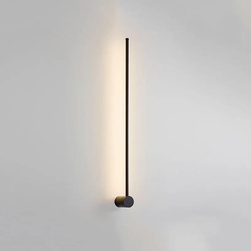 Arisha Modern Minimalist LED Wall Reading Lamp, Black - Lamp Copper