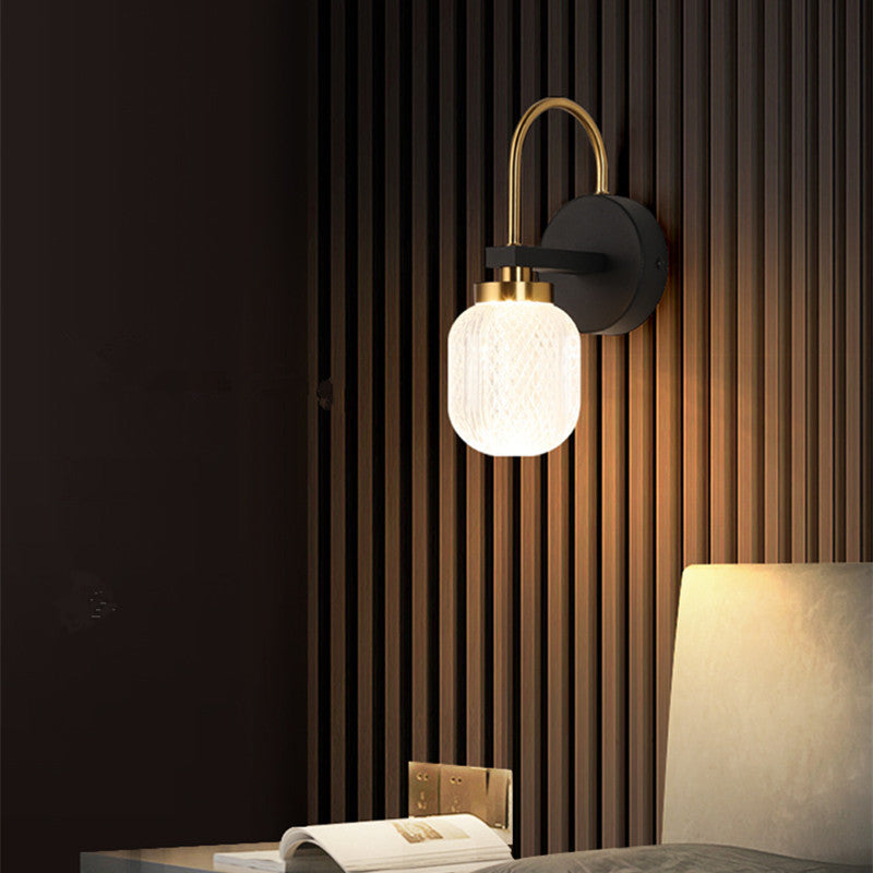 Ardo Modern Metal/Acrylic Wall Lamp, 2 Style - Lamp Copper