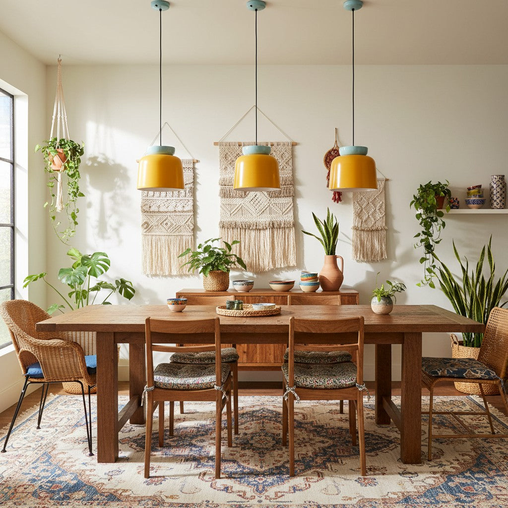 Hues Ceramic Bowl  Pendant Light