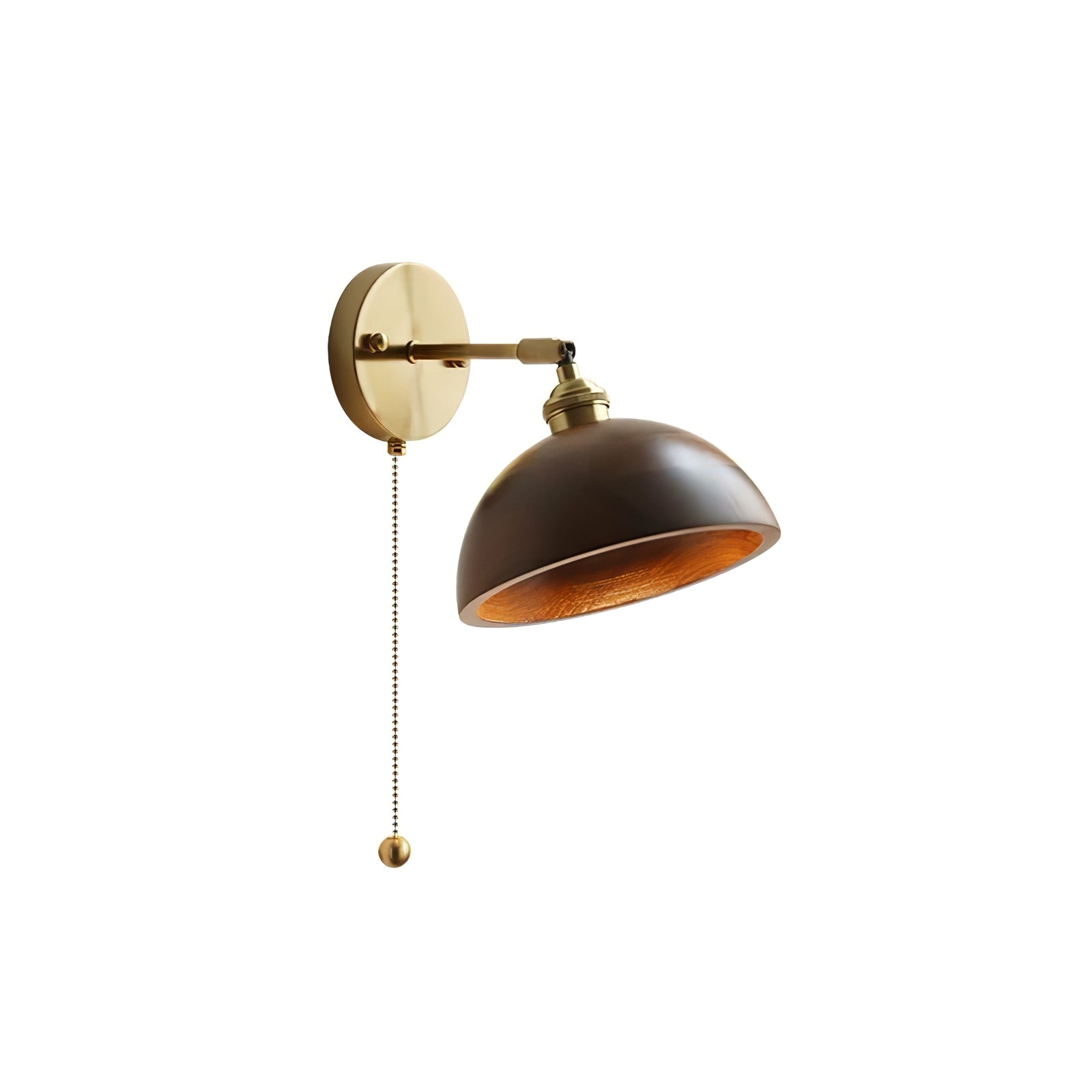 Eira Vintage Pull Chain Switch Wall Lamp - Lamp Copper