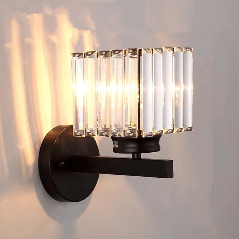 Arisha Modern LED Crystal Wall Lamp Square, Round - Lamp Copper