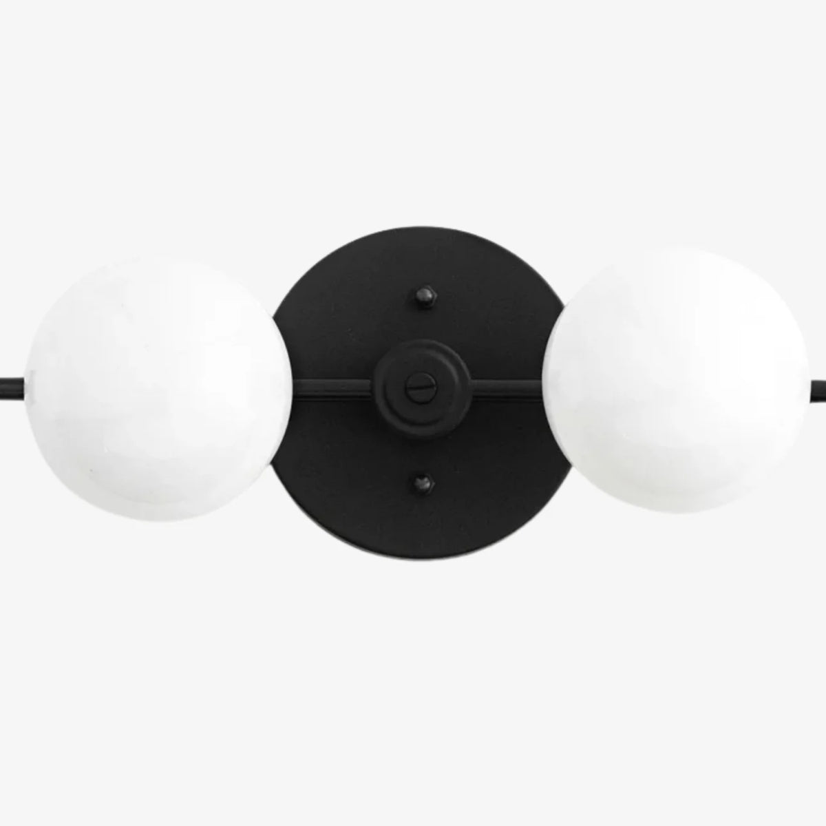 Pearl Brass Milk Glass 4-Light Wall Sconce Bathroom