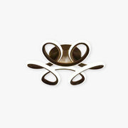 Fael Modern Flower Shape Metal Ceiling Light, Black/White, Hallway - Lamp Copper