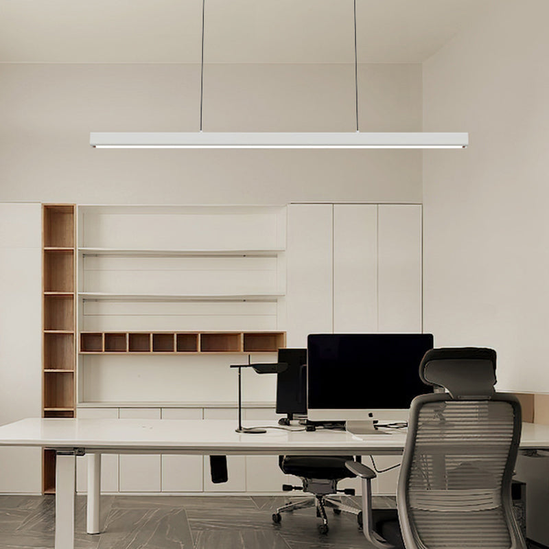 Orva Minimalist Classic Black & White Linear Pendant Light - Lamp Copper