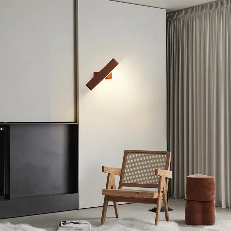 Kaya Rectangular Rotatable Wall Lamp - Lamp Copper