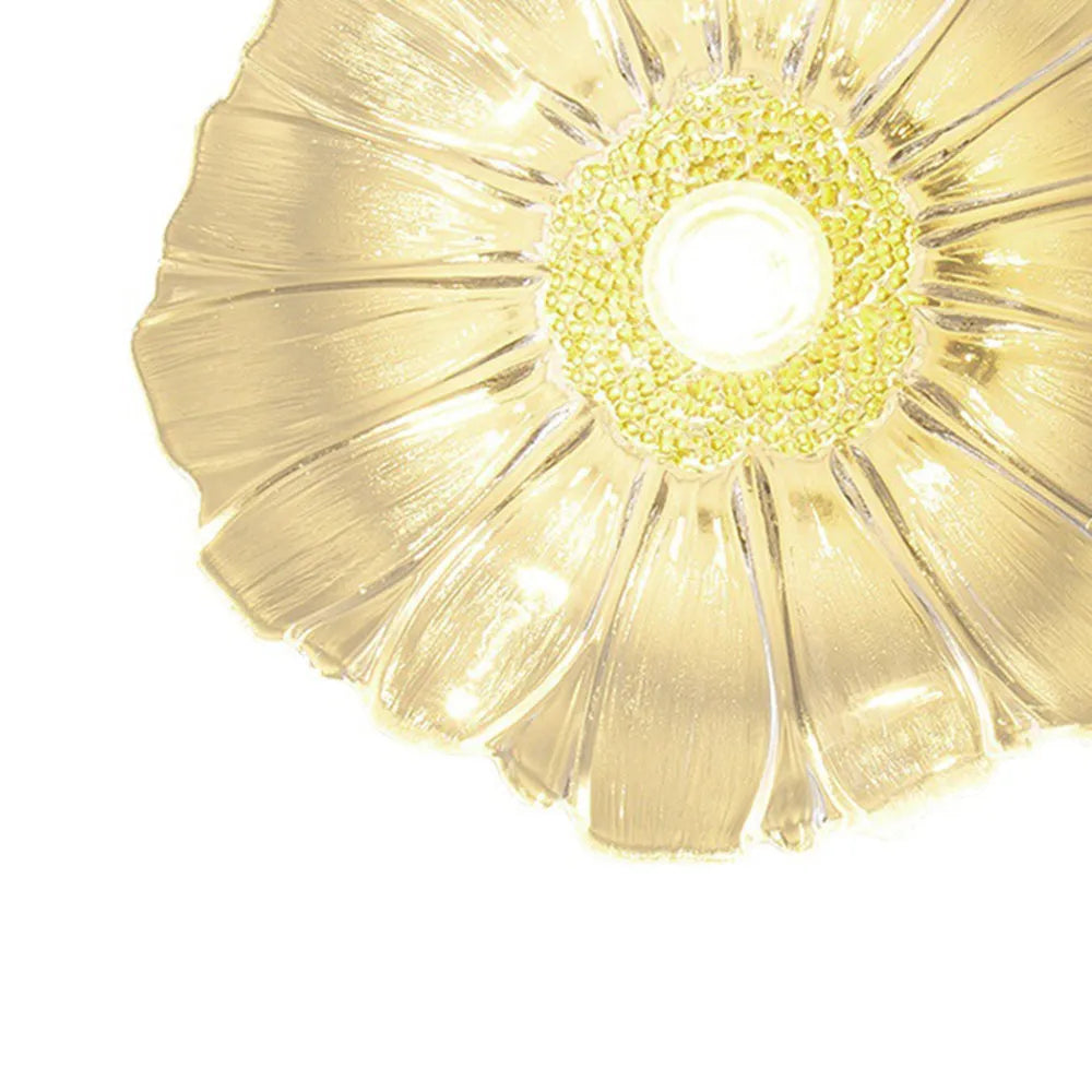 Calia Flower Glass Ceiling/Pendant Light - Lamp Copper