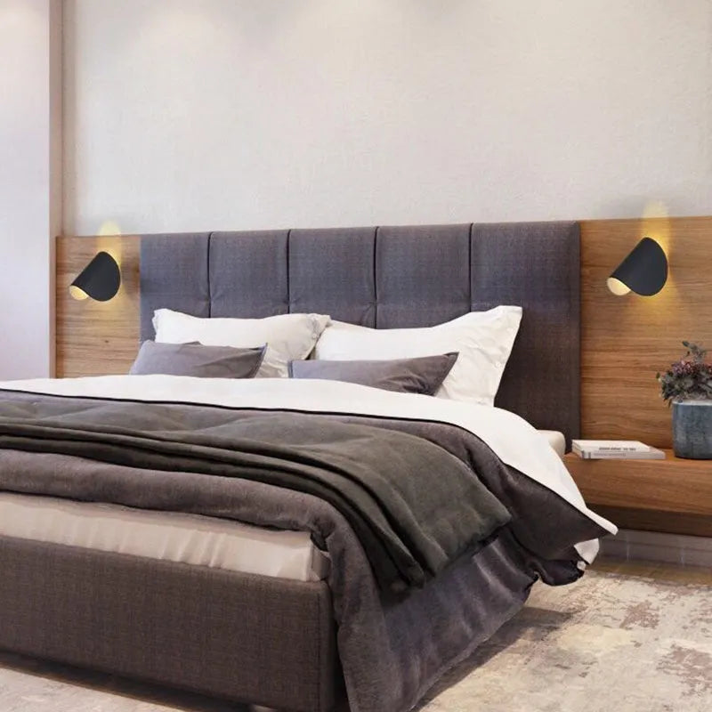 Myra LED Wall Reading Lamp 360° Rotatable, Bedside & Living Room - Lamp Copper