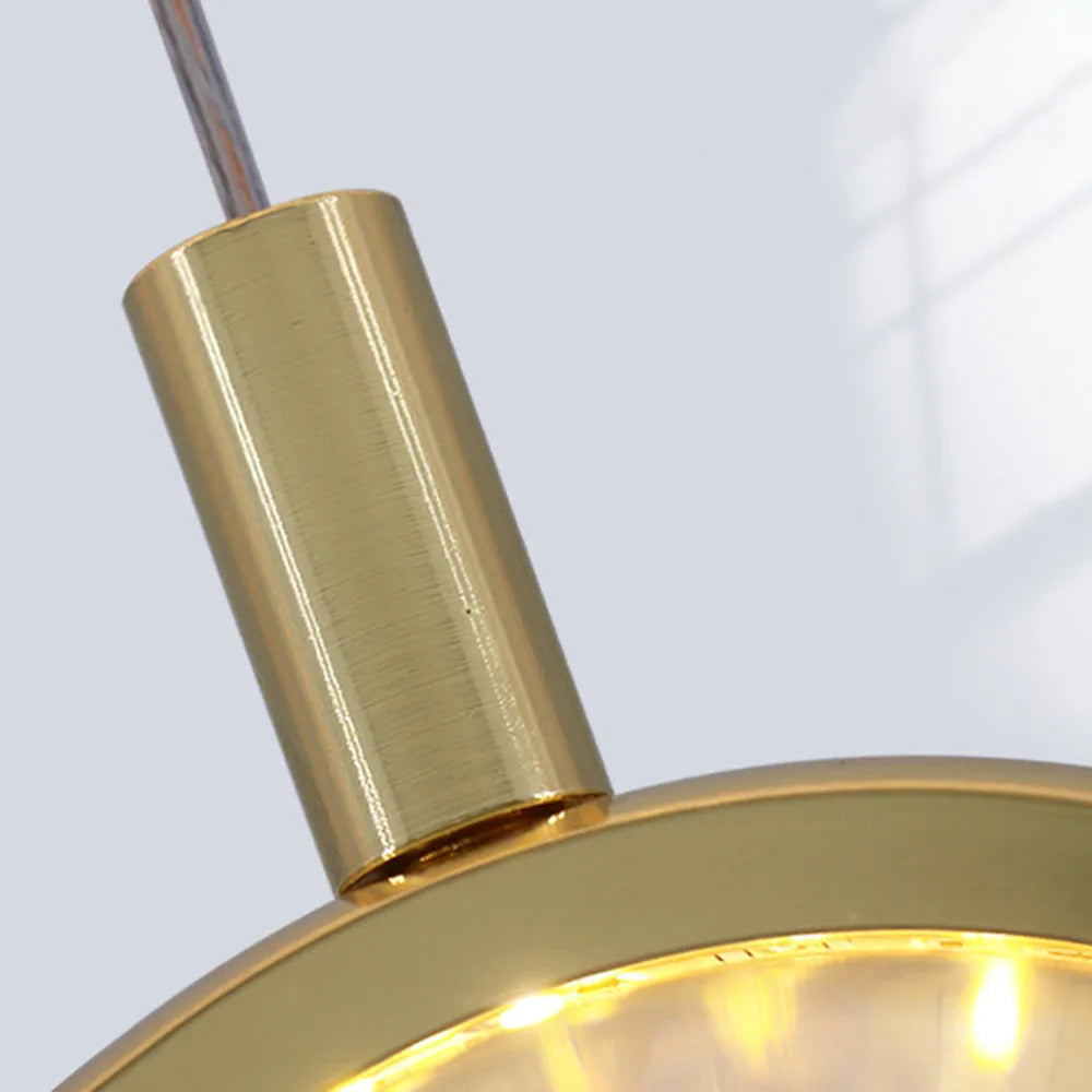 Kristy Morden Spherical Metal Pendant Light, Gold - Lamp Copper