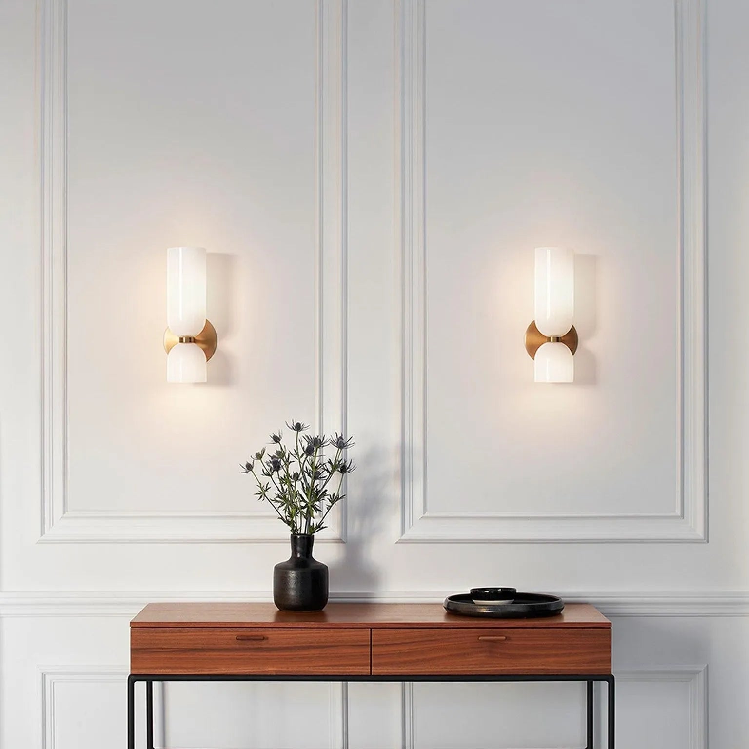 Solea Glass Wall Lamp Sconce - Lamp Copper