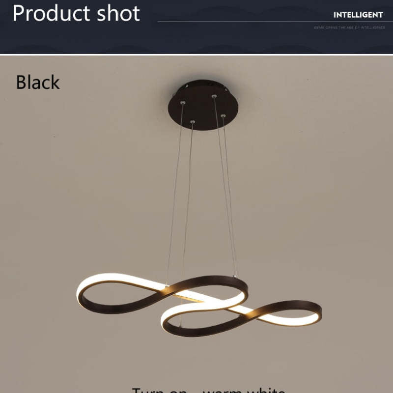 Durell Musical Note Pendant Light, Black & Gold - Lamp Copper