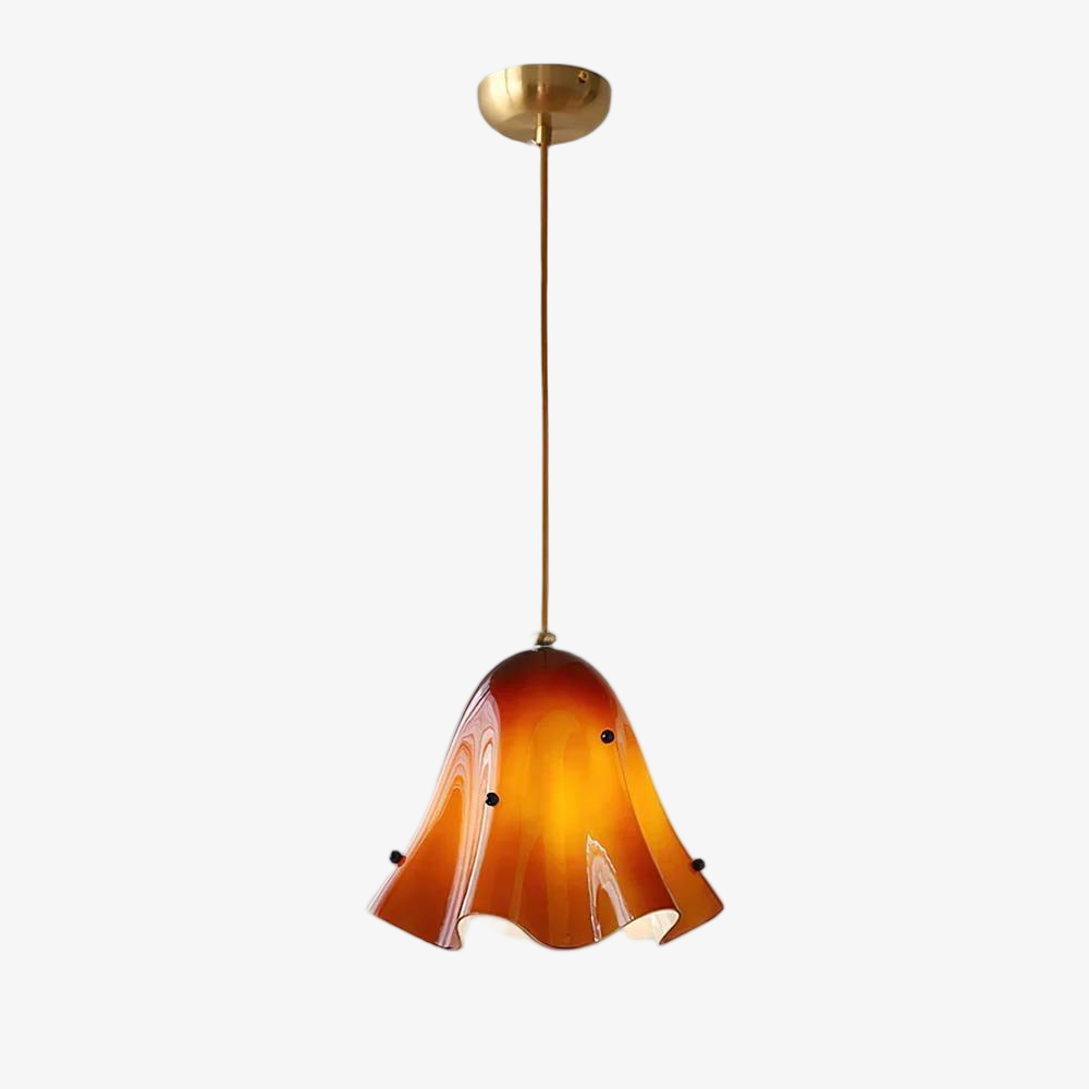 Musa Artistic Glass Modern Bloom Inspired Ceiling Lamp