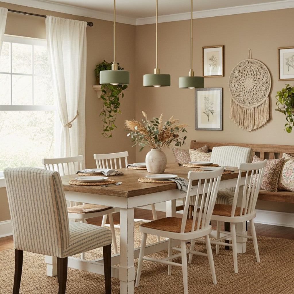 Kiln Single Pendant Lights for Kitchen Porcelain