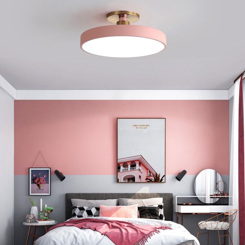 Loma Flush Mount Ceiling Light - Lamp Copper