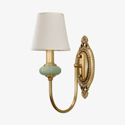Lodge Wall Lamp Ceramic&Fabric&Metal