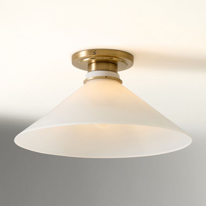 Grange Ceiling Light Metal&Glass