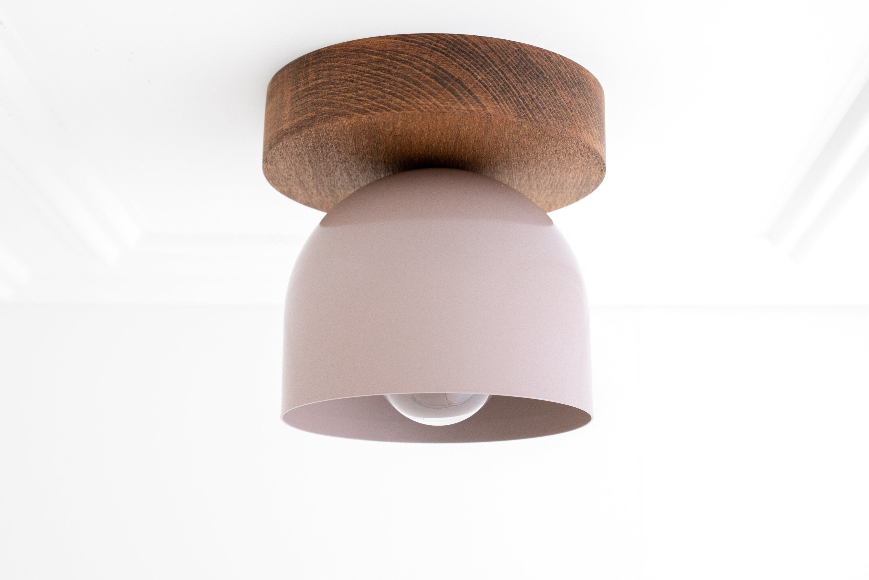 Chroma Ceiling Light Wood Metal Fixture