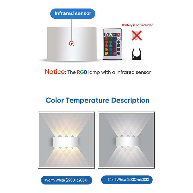 Tronix Modern Rectangular Metal Outdoor Wall Lamp, Black/White, Water-wave - Lamp Copper