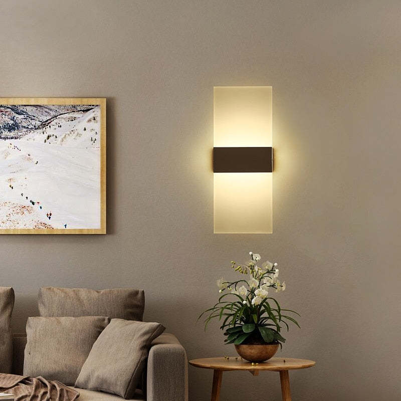 Arisha Rectangular Wall Lamp, 3 Colour - Lamp Copper