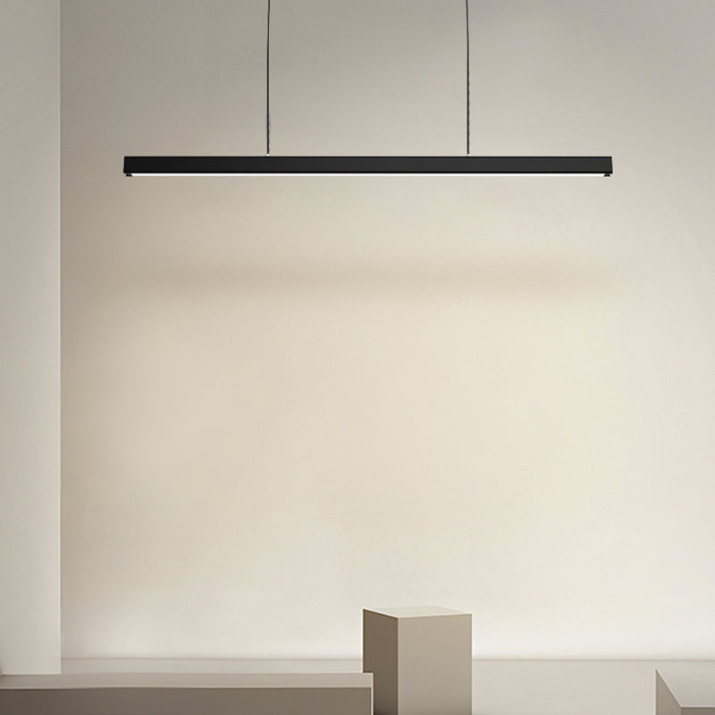 Orva Minimalist Classic Black & White Linear Pendant Light - Lamp Copper