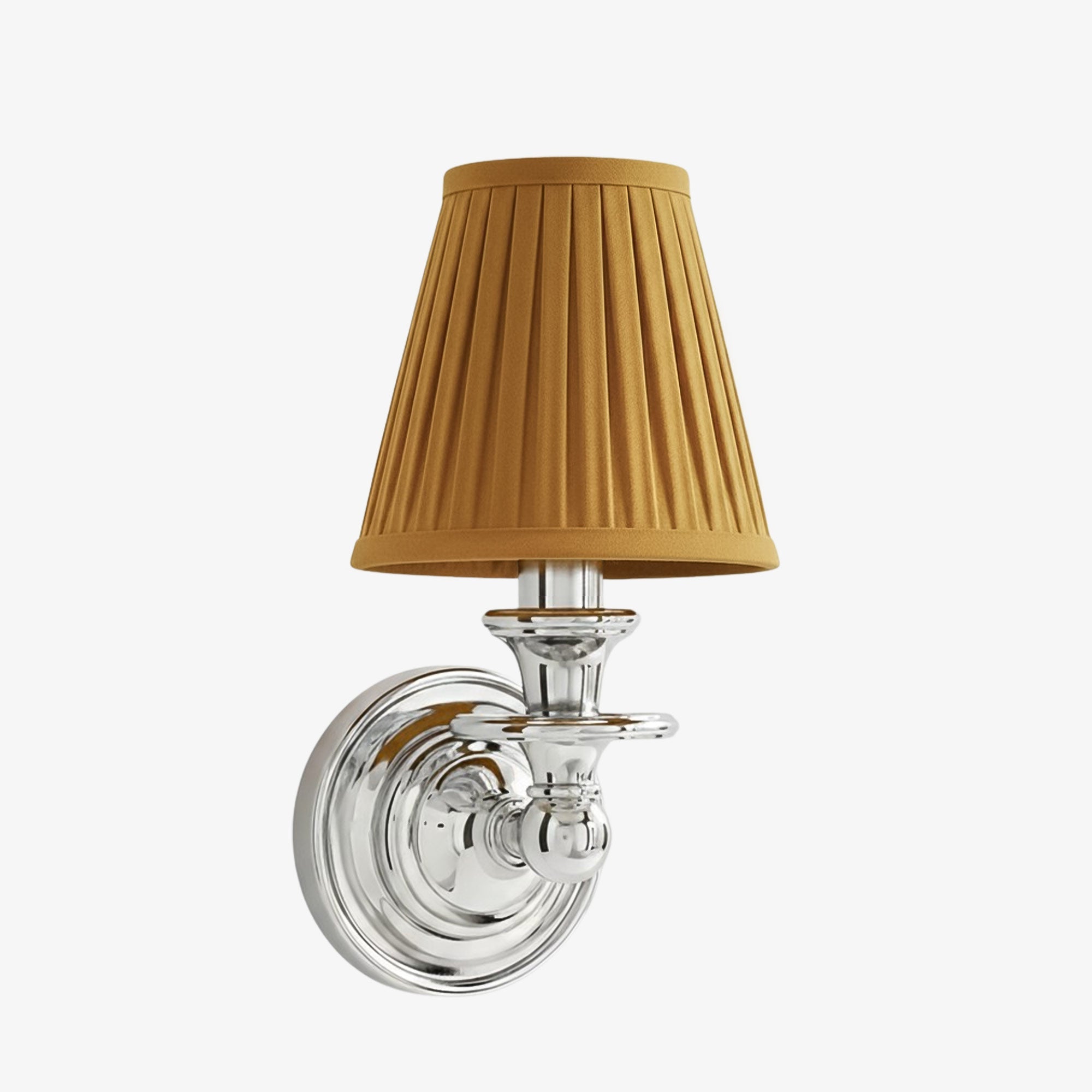 Elite White Fabric Wall Sconce Contemporary Bathrooms