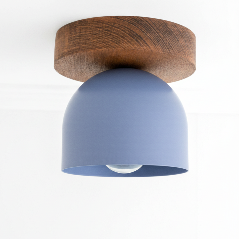 Chroma Ceiling Light Wood Metal Fixture