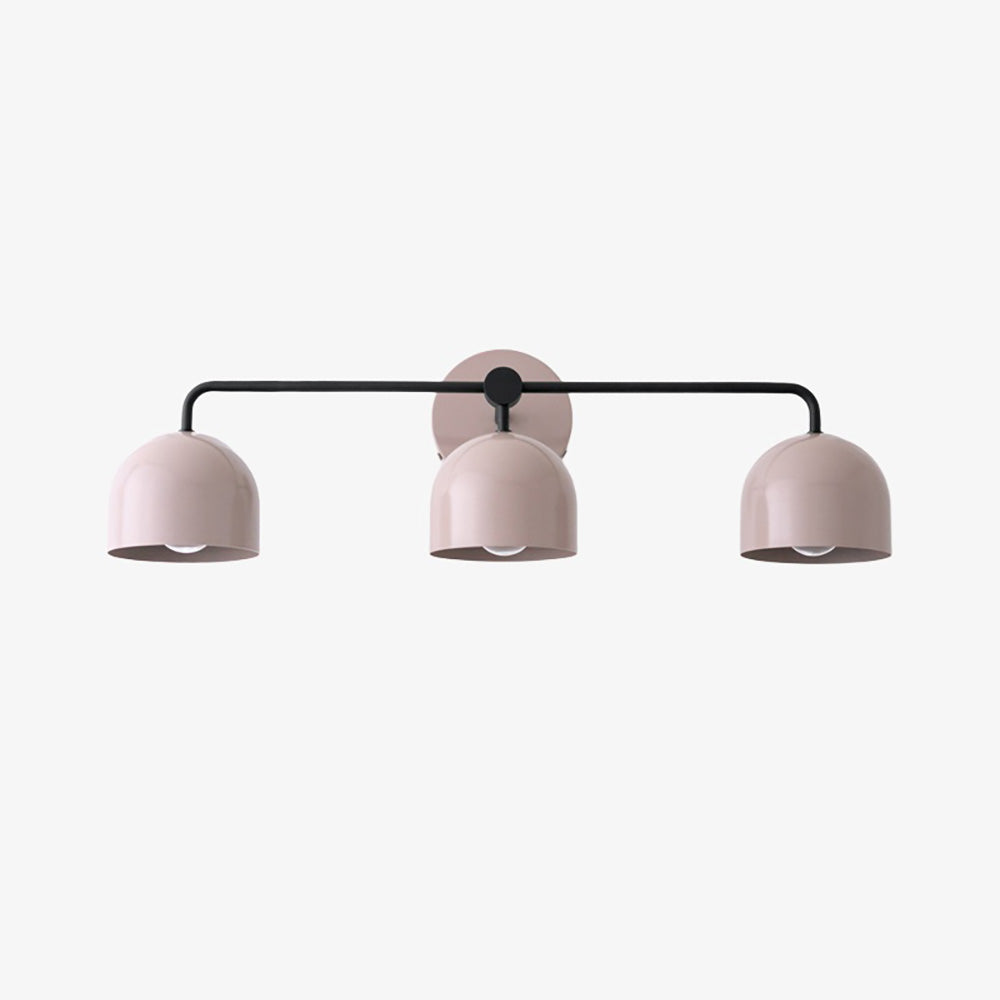 Chroma Brass White Wall Light Contemporary Living Room