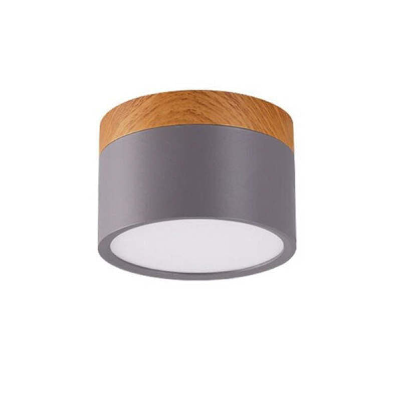 Jojo Cylindrical Flush Mount Ceiling Light - Lamp Copper