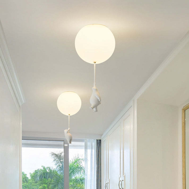Bear Balloon Ceiling /Pendant Light - Lamp Copper