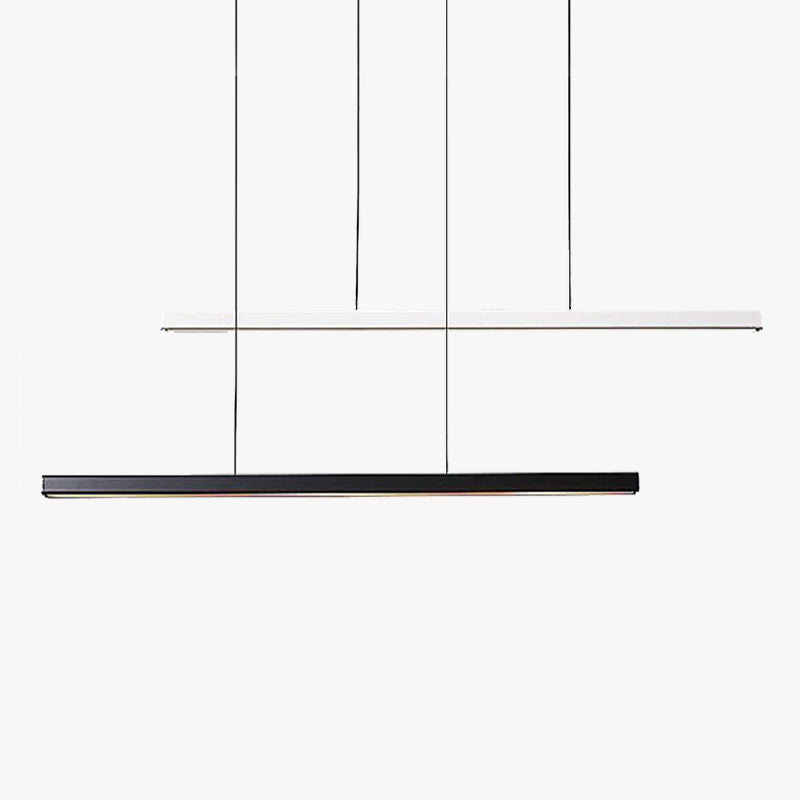 Orva Minimalist Classic Black & White Linear Pendant Light - Lamp Copper